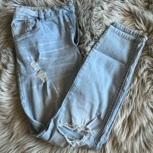 Size 13 distressed jeans